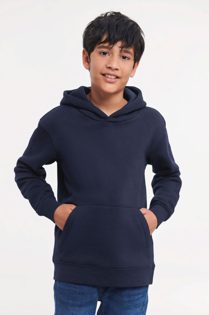 Lasten laivastonsininen huppari